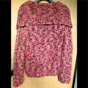 Moda International Acrylic Wool Red Brown Sweater